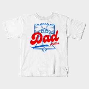 phillies dad fan Kids T-Shirt